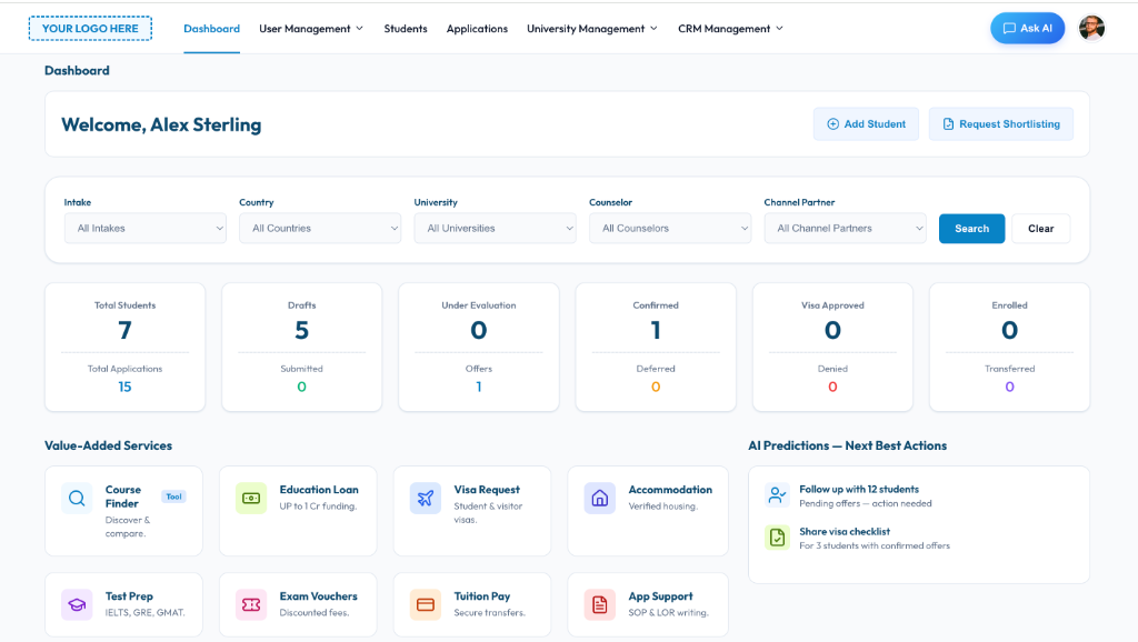 Branded Portal Dashboard Preview