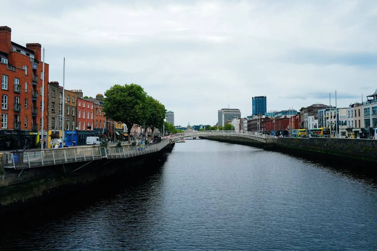 Ireland Stamp 1G Dublin cityscape for Indian students