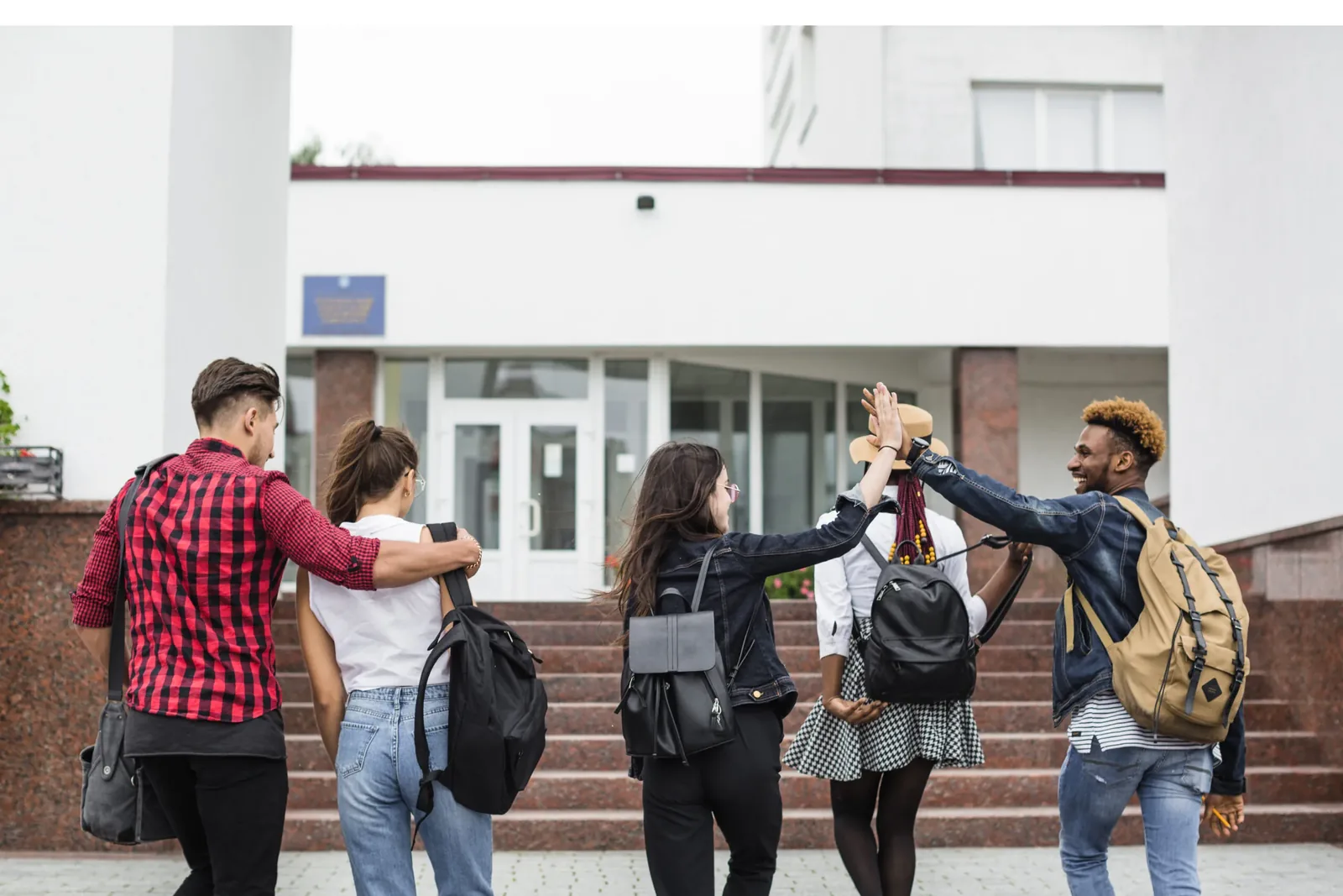 International students walking on a university campus — planning study abroad in Australia